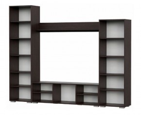 Гостиная МГС 6 Исполнение 1 (Венге/Белый глянец) в Талице - talica.ok-mebel.com | фото 2