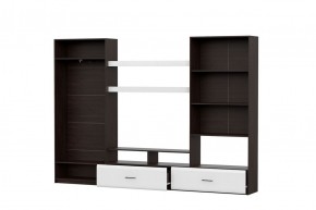 Гостиная МГС 7 Исполнение 1 (Венге/Белый глянец) в Талице - talica.ok-mebel.com | фото 3