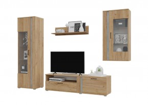 Гостиная Омега (Крафт золотой-Бетон) в Талице - talica.ok-mebel.com | фото 2