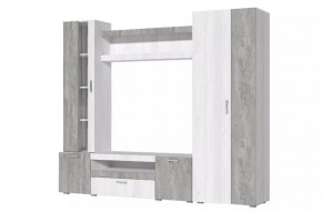 Гостиная Соло (Анкор Светлый/Бетонный Камень) в Талице - talica.ok-mebel.com | фото 2