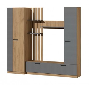 Гостиная Юджи (Дуб Крафт золотой/Графит) в Талице - talica.ok-mebel.com | фото 2
