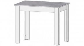 КАЙ Стол (цемент светлый/белый) в Талице - talica.ok-mebel.com | фото