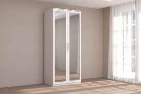 Кэт-4 Шкаф 2-х ств (2 дв зерк) (МДФ Бодега белая) в Талице - talica.ok-mebel.com | фото
