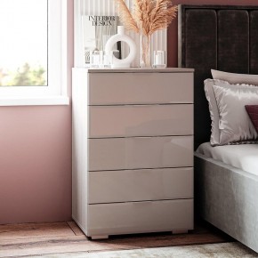 Комод Алекса (ясень белый/белый) в Талице - talica.ok-mebel.com | фото 3