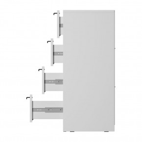 Комод Айрон КМ-02 (белый) в Талице - talica.ok-mebel.com | фото 7