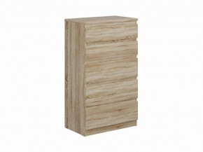 Комод КАСТОР с пятью ящиками, цвет Дуб Сонома в Талице - talica.ok-mebel.com | фото