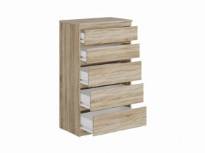 Комод КАСТОР с пятью ящиками, цвет Дуб Сонома в Талице - talica.ok-mebel.com | фото 2