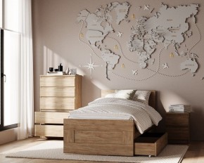 Комод КАСТОР с пятью ящиками, цвет Дуб Сонома в Талице - talica.ok-mebel.com | фото 3