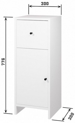 Комод Квадро в Талице - talica.ok-mebel.com | фото 3