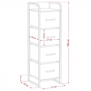 Комод Leset Ноа 4 ящика в Талице - talica.ok-mebel.com | фото 9