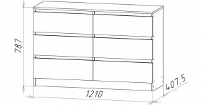 НИЦЦА-7 Комод (НЦ.07) в Талице - talica.ok-mebel.com | фото 3