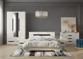 Комод Вега 1200 (Крафт белый - Венге) в Талице - talica.ok-mebel.com | фото 3