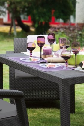 Комплект мебели Корфу Фиеста (Corfu fiesta set) капучино - песок в Талице - talica.ok-mebel.com | фото 3