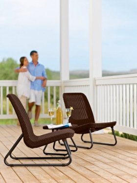 Комплект мебель Рио Патио (Rio Patio set) виски-коричневый в Талице - talica.ok-mebel.com | фото 3