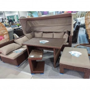 Комплект мебели с диваном AFM-320B-T320 Brown в Талице - talica.ok-mebel.com | фото 2