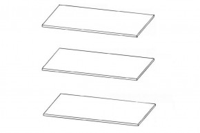 Комплект полок к шкафу JSZF 2d2s (МС Индиана) сосна каньон в Талице - talica.ok-mebel.com | фото