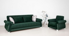 Комплект Роуз ТД 411 диван-кровать + кресло + комплект подушек в Талице - talica.ok-mebel.com | фото