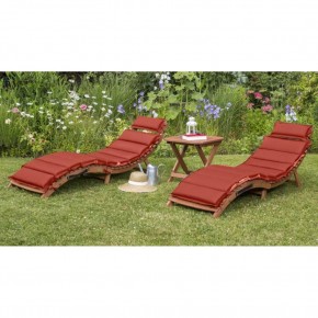 Комплект шезлонги и столик AFM-803A-T133 Beige-Terracotta (2+1) в Талице - talica.ok-mebel.com | фото