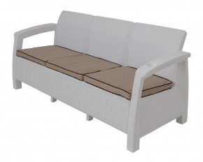 Комплект уличной мебели Yalta Premium Terrace Triple Set (Ялта) белый (+подушки под спину) в Талице - talica.ok-mebel.com | фото 2
