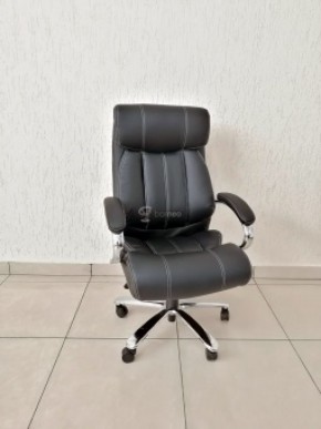 Кресло Barneo K-303 для руководителя (черная экокожа) в Талице - talica.ok-mebel.com | фото 1
