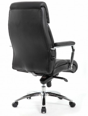 Кресло BRABIX PREMIUM "Phaeton EX-502" (кожа с компаньоном, хром, черное) 530882 в Талице - talica.ok-mebel.com | фото 4