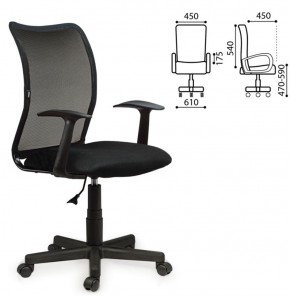 Кресло BRABIX "Spring MG-307" (черное TW) 531406 в Талице - talica.ok-mebel.com | фото 2