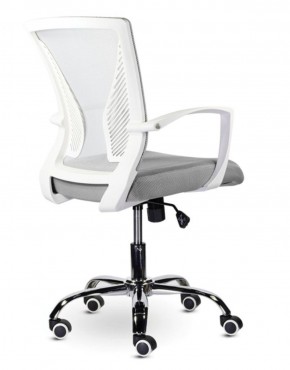 Кресло BRABIX "Wings MG-306" (пластик белый, хром, сетка, серое) 532012 в Талице - talica.ok-mebel.com | фото 4