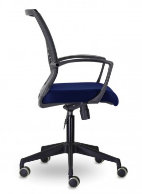 Кресло BRABIX "Wings MG-309", пластик черный, сетка, черное/синее, 532013 в Талице - talica.ok-mebel.com | фото 2