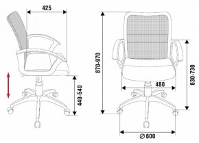 Кресло Бюрократ CH-590SL/BLACK в Талице - talica.ok-mebel.com | фото 4