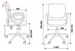 Кресло Бюрократ CH-626AXSL/10-11 черный в Талице - talica.ok-mebel.com | фото 3