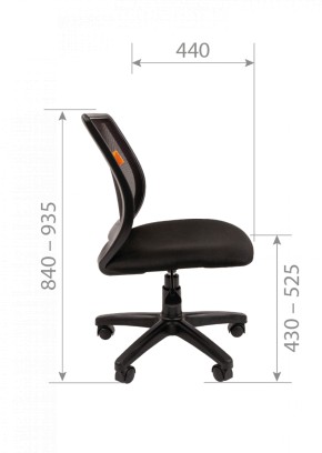 Кресло для оператора CHAIRMAN 699 Б/Л (ткань стандарт/сетка TW-66) в Талице - talica.ok-mebel.com | фото 7