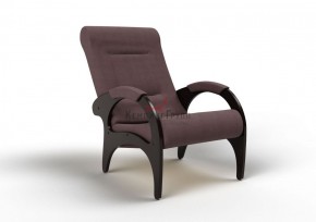 Кресло для отдыха Римини 19-Т-КМ (ткань/венге) КОФЕ С МОЛОКОМ в Талице - talica.ok-mebel.com | фото