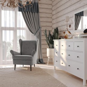 Кресло для отдыха Вало серый, ткань рогожка в Талице - talica.ok-mebel.com | фото 2