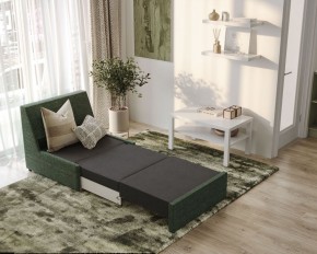 Кресло для отдыха Йоки тёмно-зелёный, ткань рогожка в Талице - talica.ok-mebel.com | фото 4