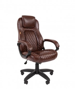 Кресло для руководителя  CHAIRMAN 432 (Экокожа коричневая) в Талице - talica.ok-mebel.com | фото