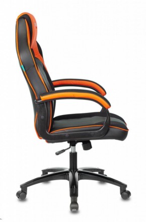 Кресло игровое Бюрократ VIKING 2 AERO ORANGE черный/оранжевый в Талице - talica.ok-mebel.com | фото 3
