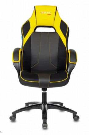 Кресло игровое Бюрократ VIKING 2 AERO YELLOW черный/желтый в Талице - talica.ok-mebel.com | фото 2