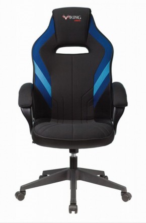 Кресло игровое Бюрократ VIKING 3 AERO BLUE черный/синий в Талице - talica.ok-mebel.com | фото 2