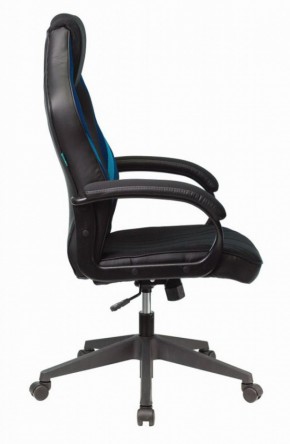 Кресло игровое Бюрократ VIKING 3 AERO BLUE черный/синий в Талице - talica.ok-mebel.com | фото 3