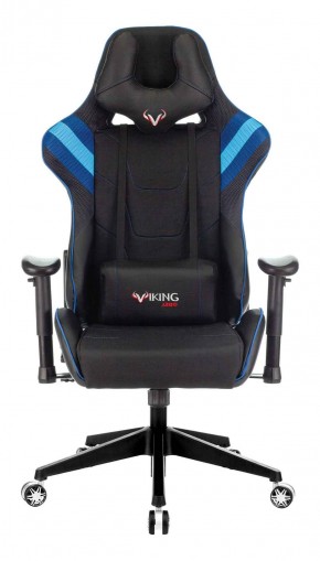 Кресло игровое Бюрократ VIKING 4 AERO BLUE черный/синий в Талице - talica.ok-mebel.com | фото 3