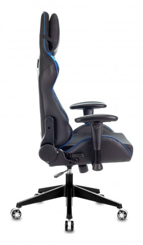 Кресло игровое Бюрократ VIKING 4 AERO BLUE черный/синий в Талице - talica.ok-mebel.com | фото 8