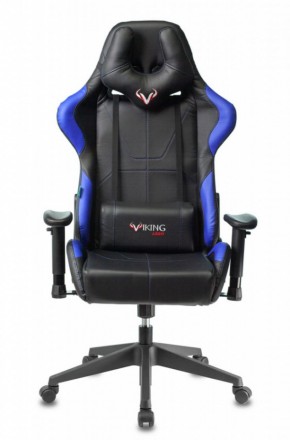 Кресло игровое Бюрократ VIKING 5 AERO BLUE черный/синий в Талице - talica.ok-mebel.com | фото 3