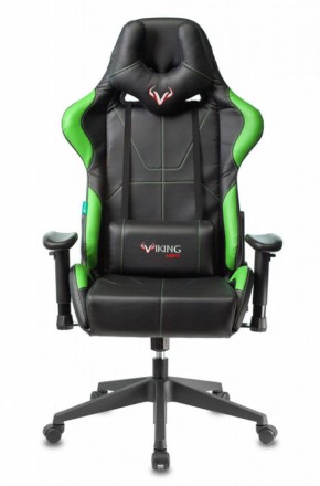 Кресло игровое Бюрократ VIKING 5 AERO LGREEN черный/салатовый в Талице - talica.ok-mebel.com | фото 2