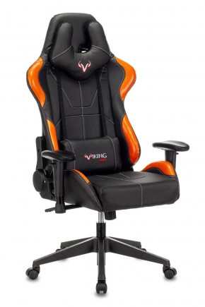 Кресло игровое Бюрократ VIKING 5 AERO ORANGE черный/оранжевый в Талице - talica.ok-mebel.com | фото