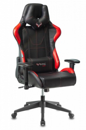 Кресло игровое Бюрократ VIKING 5 AERO RED черный/красный в Талице - talica.ok-mebel.com | фото