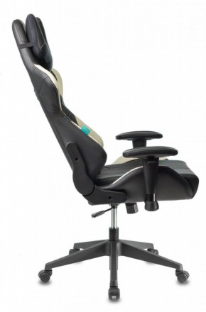 Кресло игровое Бюрократ VIKING 5 AERO WHITE черный/белый в Талице - talica.ok-mebel.com | фото 2