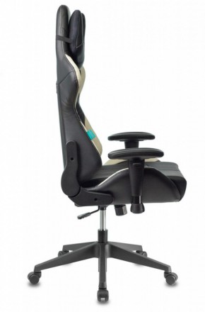Кресло игровое Бюрократ VIKING 5 AERO WHITE черный/белый в Талице - talica.ok-mebel.com | фото 8