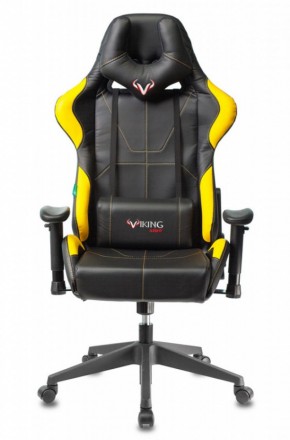 Кресло игровое Бюрократ VIKING 5 AERO YELLOW черный/желтый в Талице - talica.ok-mebel.com | фото 3