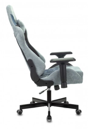 Кресло игровое Бюрократ VIKING 7 KNIGHT BL FABRIC синий в Талице - talica.ok-mebel.com | фото 2