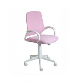 Кресло Ирис White сетка/ткань розовая в Талице - talica.ok-mebel.com | фото